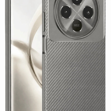 Tecno Spark 30C Auto Focus Karbon Kapak Kılıf - Gri