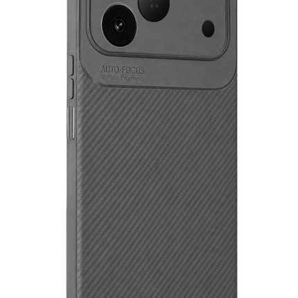 Tecno Spark 50 4G Auto Focus Karbon Kapak Kılıf - Gri