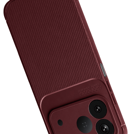 Tecno Spark 50 4G Auto Focus Karbon Kapak Kılıf - Bordo 3