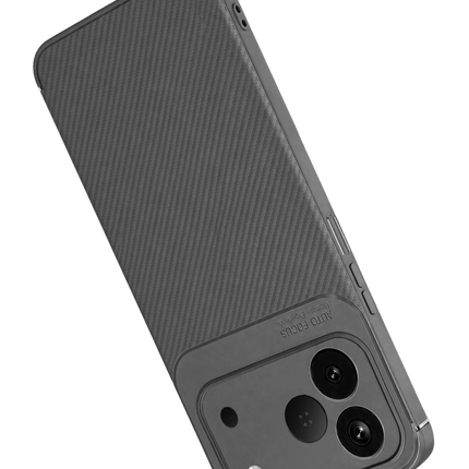 Tecno Spark 50 4G Auto Focus Karbon Kapak Kılıf - Gri 3