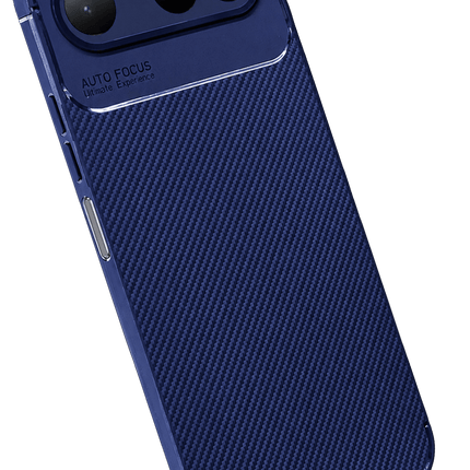 Tecno Spark 50 5G Auto Focus Karbon Kapak Kılıf - Lacivert 3