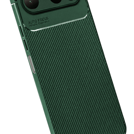 Tecno Spark 50 5G Auto Focus Karbon Kapak Kılıf - Yeşil 2