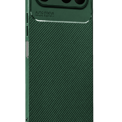 Tecno Spark 50 5G Auto Focus Karbon Kapak Kılıf - Yeşil