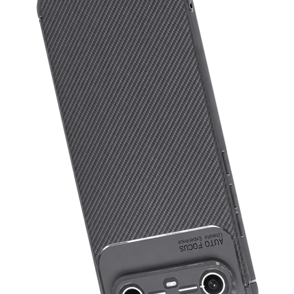 Tecno Spark Slim 5G Auto Focus Karbon Kapak Kılıf - Gri 4