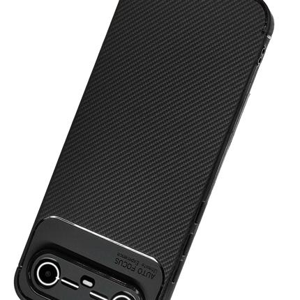 Tecno Spark Slim 5G Auto Focus Karbon Kapak Kılıf - Siyah 3