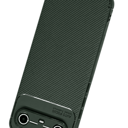 Tecno Spark Slim 5G Auto Focus Karbon Kapak Kılıf - Koyu Yeşil 4
