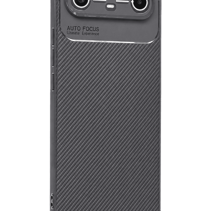 Tecno Spark Slim 5G Auto Focus Karbon Kapak Kılıf - Gri 3