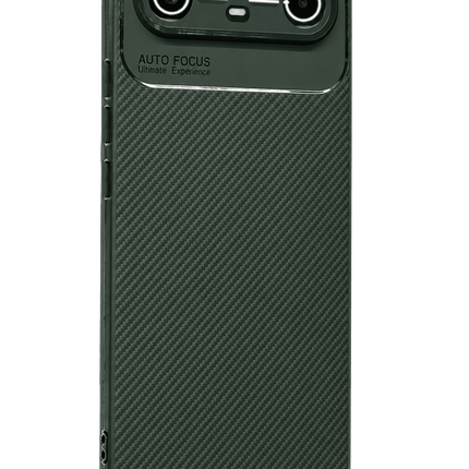 Tecno Spark Slim 5G Auto Focus Karbon Kapak Kılıf - Koyu Yeşil 3