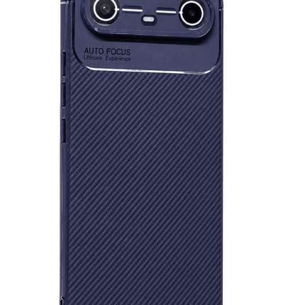Tecno Spark Slim 5G Auto Focus Karbon Kapak Kılıf - Lacivert 3