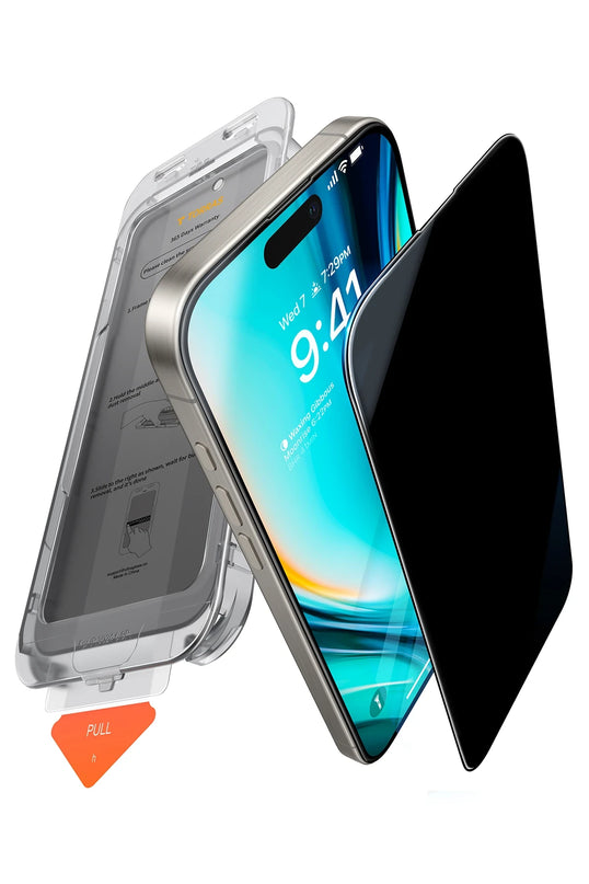 iPhone 16 Install Master AutoKit Privacy Cam Ekran Koruyucu 4