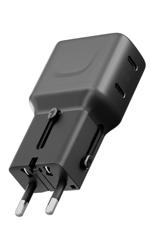 TravelGo Adapter 65W 2 Adet Type-C Çıkışlı PD PPS GaN Hızlı Şarj Aleti 4