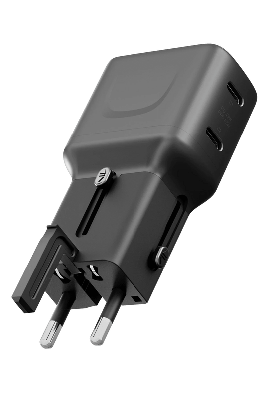 TravelGo Adapter 65W 2 Adet Type-C Çıkışlı PD PPS GaN Hızlı Şarj Aleti 3