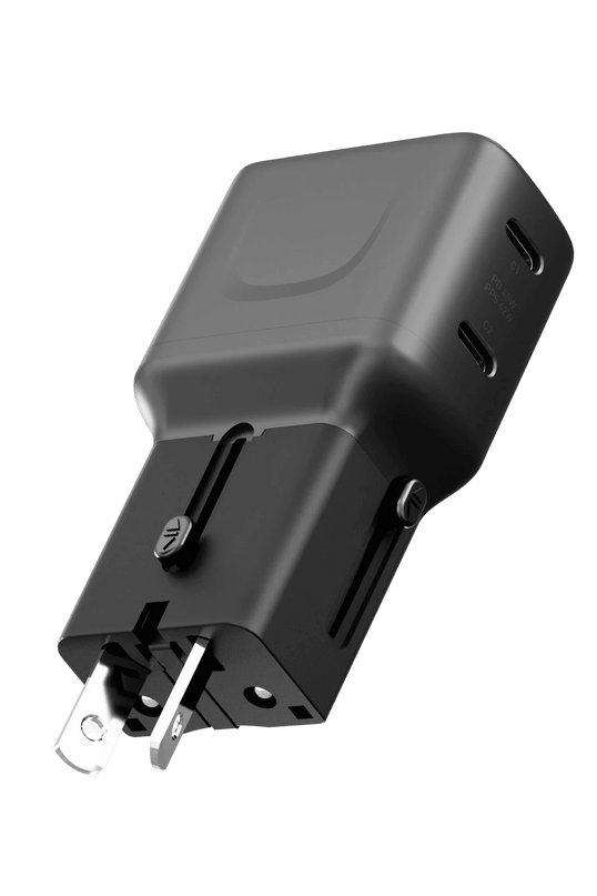TravelGo Adapter 65W 2 Adet Type-C Çıkışlı PD PPS GaN Hızlı Şarj Aleti 6
