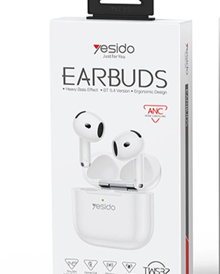 TWS32 BT 5.4 Aktif Gürültü Engelleyici Özellikli Kablosuz Airpods Kulaklık 5
