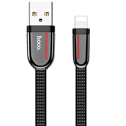 U74 USB to Lightning Şarj Data Kablosu - Siyah