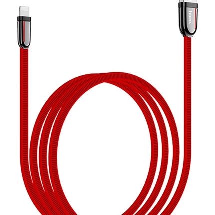 U74 USB to Lightning Şarj Data Kablosu - Kırmızı 2