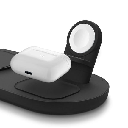 Aereo 3in1 Magsafe 15W Hızlı Kablosuz Şarj - Siyah 4