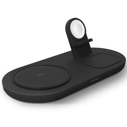 Aereo 3in1 Magsafe 15W Hızlı Kablosuz Şarj - Siyah
