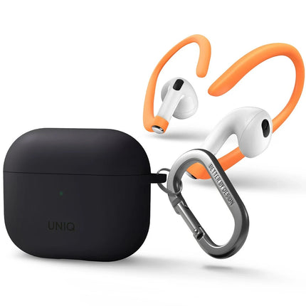 Airpods 3 (3.nesil) Nexo Silikon Kılıf - Koyu Gri 2