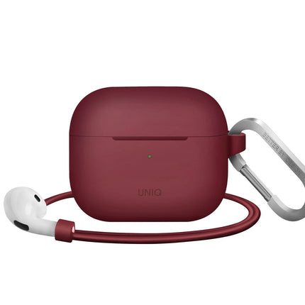 Airpods 3 (3.nesil) Vencer Silikon Kılıf - Bordo