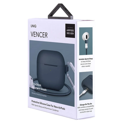 Airpods 3 (3.nesil) Vencer Silikon Kılıf - Lacivert 4