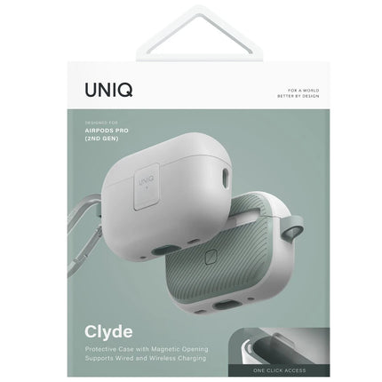 Airpods Pro 2 (2.nesil) Clyde Kilitli Kılıf - Beyaz 6
