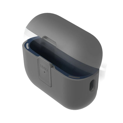 Airpods Pro 2 (2.nesil) Clyde Kilitli Kılıf - Gri 2