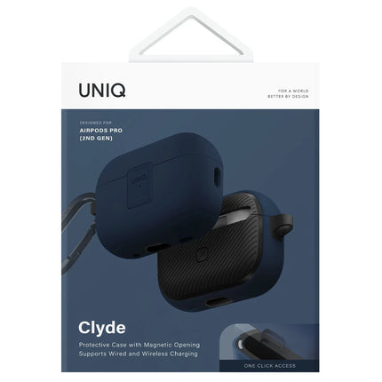 Airpods Pro 2 (2.nesil) Clyde Kilitli Kılıf - Mavi 6