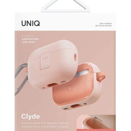 Airpods Pro 2 (2.nesil) Clyde Kilitli Kılıf - Pembe 6