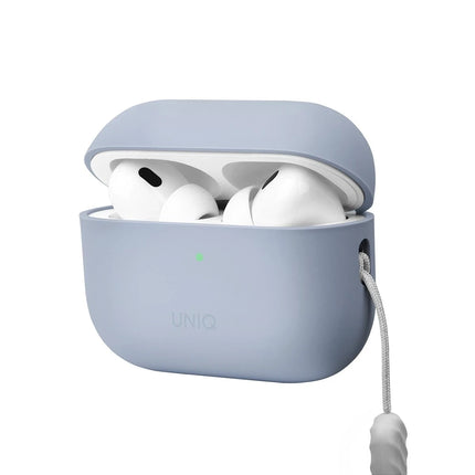 Airpods Pro 2 (2.nesil) Lino Silikon Kılıf - Mavi 2