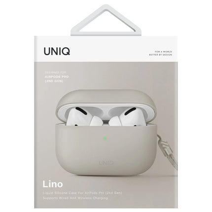 Airpods Pro 2 (2.nesil) Lino Silikon Kılıf - Yeşil 7