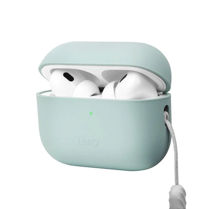 Airpods Pro 2 (2.nesil) Lino Silikon Kılıf - Yeşil 2