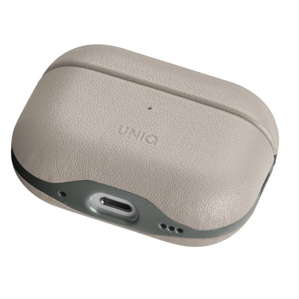Airpods Pro 2 (2.nesil) Lyden DS Deri Kılıf - Bej 2