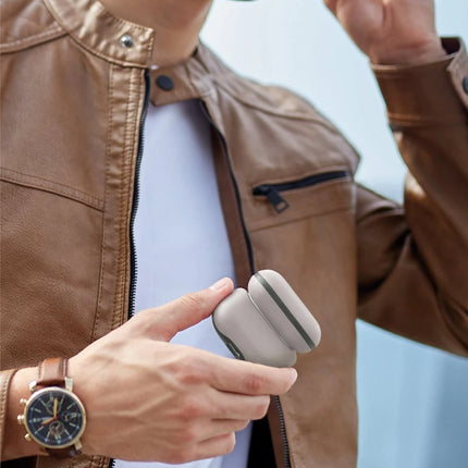 Airpods Pro 2 (2.nesil) Lyden DS Deri Kılıf - Siyah 4