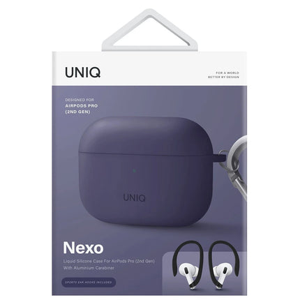 Airpods Pro 2 (2.nesil) Nexo Silikon Kılıf - Mor 7