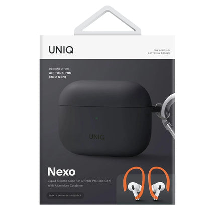 Airpods Pro 2 (2.nesil) Nexo Silikon Kılıf - Siyah 7