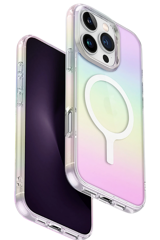 iPhone 16 Pro Max Iridescia Magsafe Kapak Kılıf - Rainbow