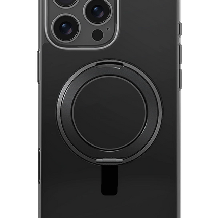 iPhone 16 Pro Max Swivix Rotating Kickstand Kapak Kılıf - Siyah 2