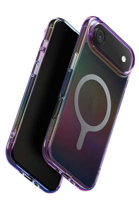 iPhone 17 Air Iridescia Magsafe Kapak Kılıf - Dark Rainbow 3