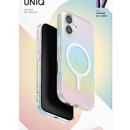 iPhone 17 Air Iridescia Magsafe Kapak Kılıf - Dark Rainbow 5