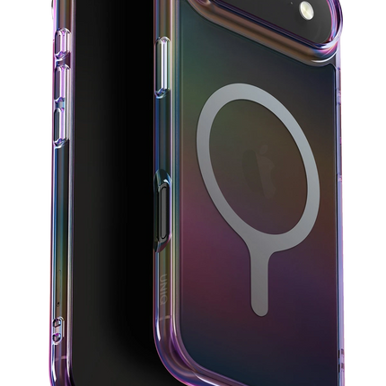 iPhone 17 Air Iridescia Magsafe Kapak Kılıf - Dark Rainbow