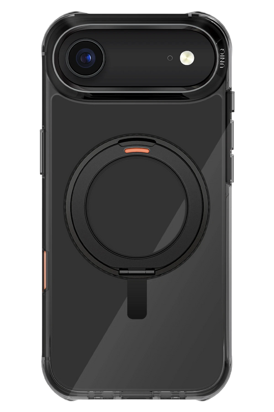 iPhone 17 Air Swivix Rotating Kickstand Kapak Kılıf - Siyah 2