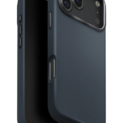 iPhone 18 Pro/17 Pro Lyden Magsafe Deri Kapak Kılıf - Mavi