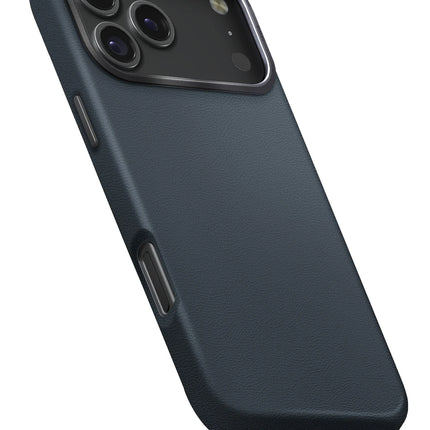 iPhone 18 Pro/17 Pro Lyden Magsafe Deri Kapak Kılıf - Mavi 4