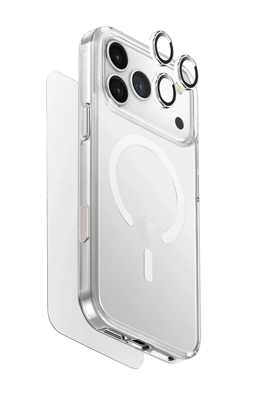 iPhone 17 Pro Max Clearvue Magsafe 3in1 Set Kapak Kılıf