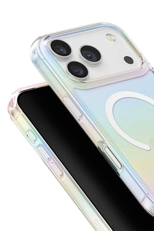 iPhone 17 Pro Max/18 Pro Max Iridescia Magsafe Kapak Kılıf - Rainbow 2