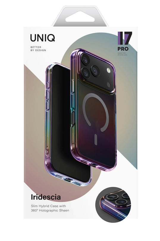 iPhone 17 Pro Max/18 Pro Max Iridescia Magsafe Kapak Kılıf - Rainbow 5