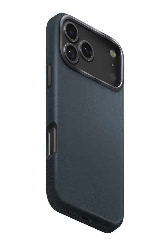 iPhone 18 Pro Max/17 Pro Max Lyden Magsafe Deri Kapak Kılıf - Mavi 2