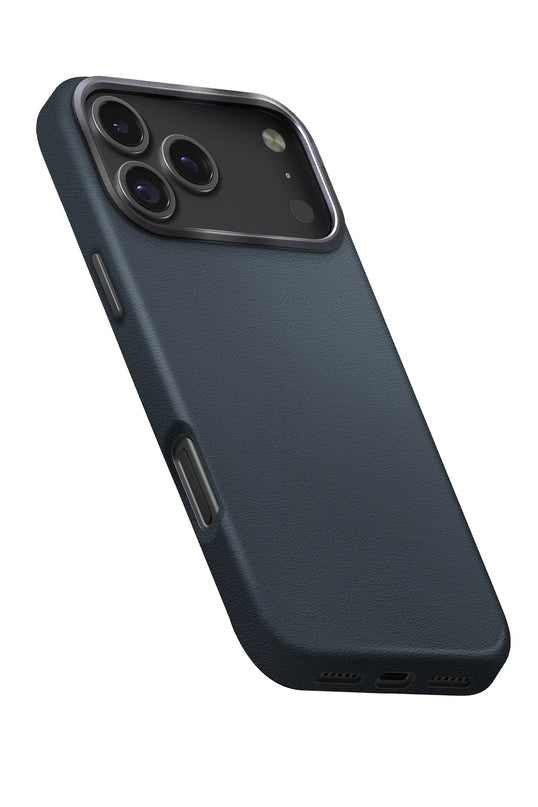iPhone 18 Pro Max/17 Pro Max Lyden Magsafe Deri Kapak Kılıf - Mavi 3