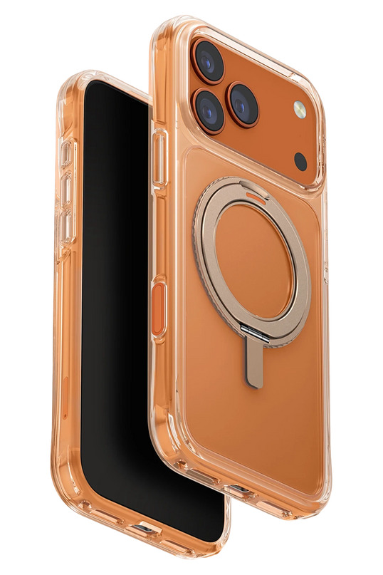 iPhone 18 Pro Max/17 Pro Max Swivix Rotating Kickstand Kapak Kılıf - Gold